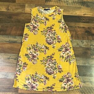 Apt. 9 Yellow Floral Midi Dress